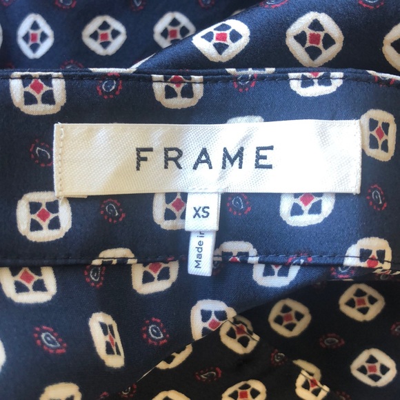 FRAME button down Satin Skirt - Picture 3 of 6